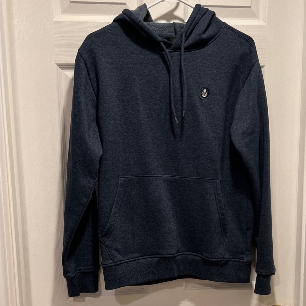Volcom Men's Dark Blue Hoodie. EUC.
